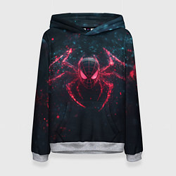 Толстовка-худи женская Спайдер-мэн с лапами паука, цвет: 3D-меланж