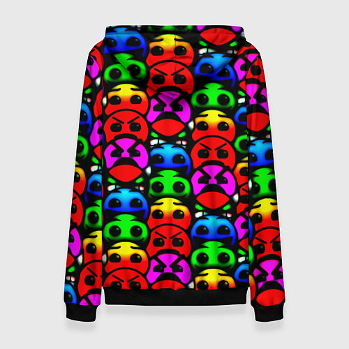 Женская толстовка NASA smile / 3D-Черный – фото 2