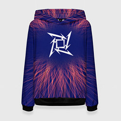 Толстовка-худи женская Metallica red energy, цвет: 3D-черный