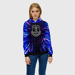 Толстовка-худи женская Everton neon energy, цвет: 3D-черный — фото 2