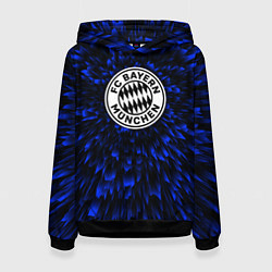 Толстовка-худи женская Bayern blue energy, цвет: 3D-черный