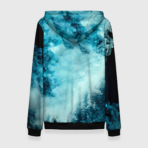 Женская толстовка Артуро Гатти в дыму / 3D-Черный – фото 2