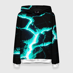 Женская толстовка Color light blue black