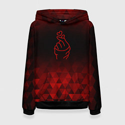 Женская толстовка K Pop red poly