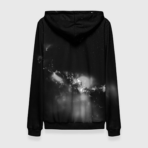 Женская толстовка Рок н ролл дым / 3D-Черный – фото 2