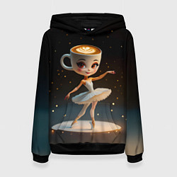 Женская толстовка Балерина Капучино, мем, Ballerina Cappuccina