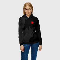 Толстовка-худи женская Хати и Сколь, цвет: 3D-черный — фото 2