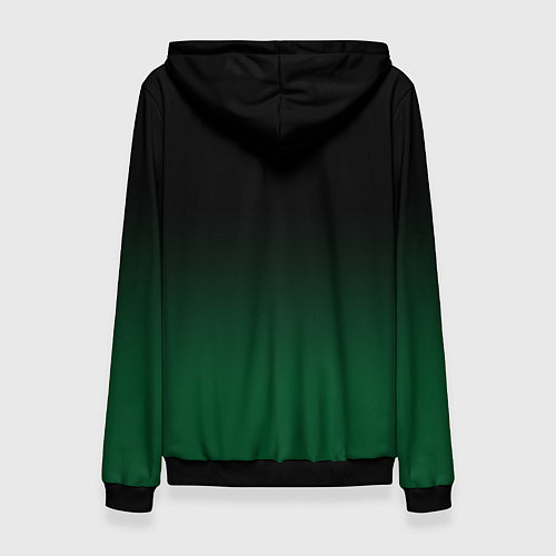 Женская толстовка ФК Краснодар - градиент / 3D-Черный – фото 2