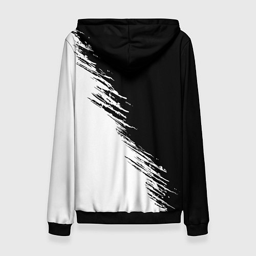 Женская толстовка Монарх красный лого / 3D-Черный – фото 2