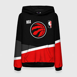 Толстовка-худи женская Toronto Raptors - basketball, цвет: 3D-черный