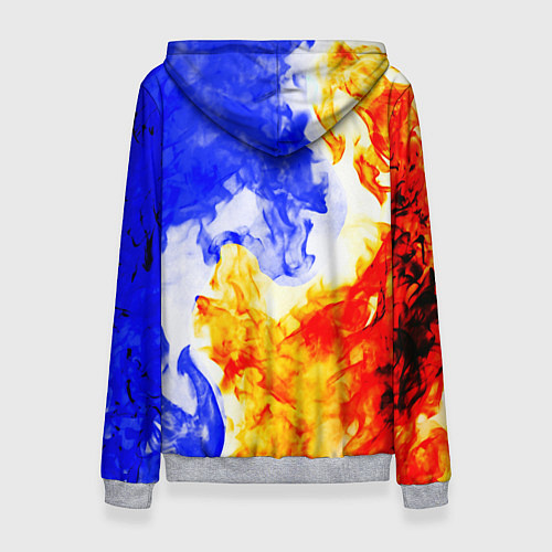 Женская толстовка Doom битва огня / 3D-Меланж – фото 2