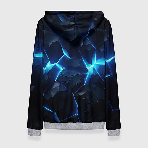 Женская толстовка Леди Гага женщина молния / 3D-Меланж – фото 2