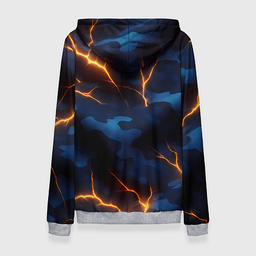 Женская толстовка Объемные буквы ВМФ / 3D-Меланж – фото 2