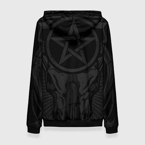 Женская толстовка Black Sabbath - goat skull / 3D-Черный – фото 2