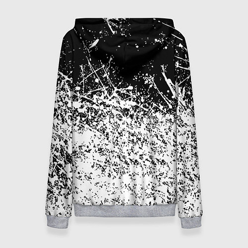Женская толстовка Doom краски всплеск кисти / 3D-Меланж – фото 2