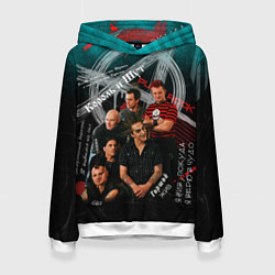 Толстовка-худи женская Король и Шут - Наш рок, цвет: 3D-белый