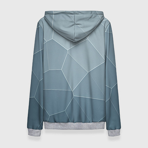 Женская толстовка Петух бизнесмен с кофе / 3D-Меланж – фото 2