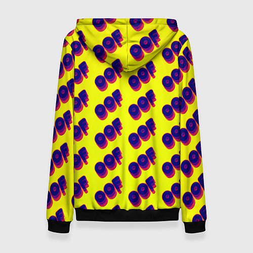 Женская толстовка Monako off / 3D-Черный – фото 2