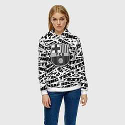 Толстовка-худи женская AAP Rocky barcelona, цвет: 3D-белый — фото 2