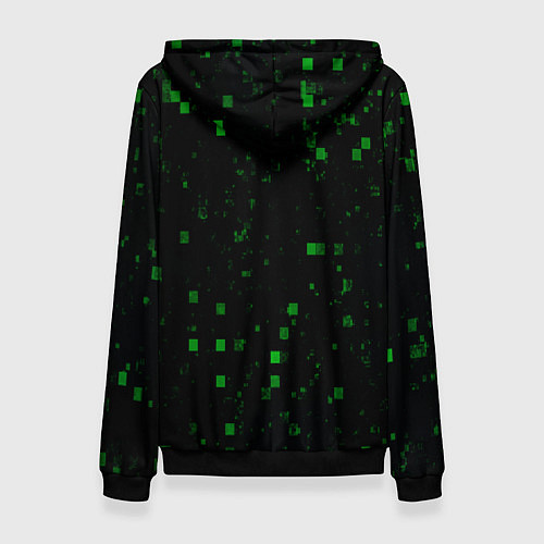 Женская толстовка Color green khaki / 3D-Черный – фото 2