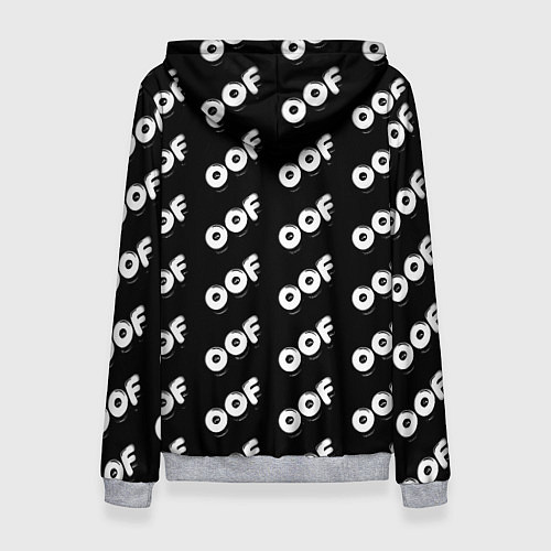 Женская толстовка Juventus off pattern / 3D-Меланж – фото 2
