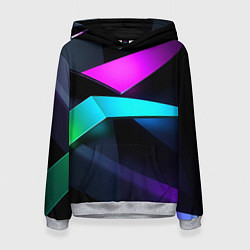 Женская толстовка Neon colored geometric