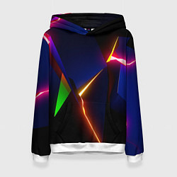 Женская толстовка Neon colored geometric