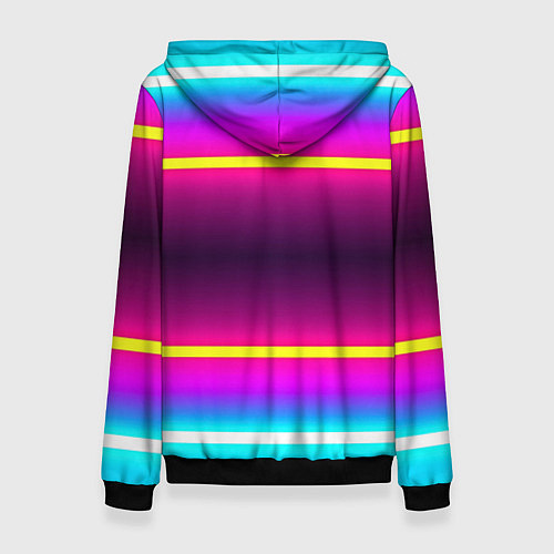 Женская толстовка Color neon / 3D-Черный – фото 2