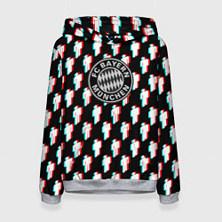 Толстовка-худи женская Бавария Мюнхен люди, цвет: 3D-меланж