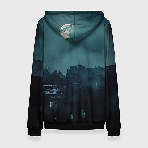 Женская толстовка Вампирша МаоМао - Монолог Фармацевта аниме Хэллоуи / 3D-Черный – фото 2