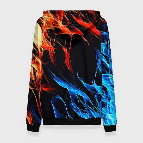 Женская толстовка Манчестер Юнайтед огонь битва / 3D-Черный – фото 2