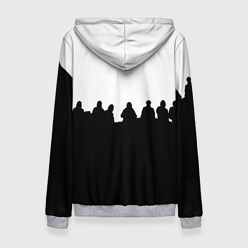 Женская толстовка Ювентус команды / 3D-Меланж – фото 2