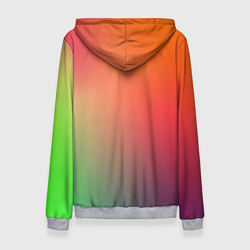 Женская толстовка Color multicolored / 3D-Меланж – фото 2