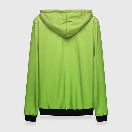 Женская толстовка Color lime green / 3D-Черный – фото 2