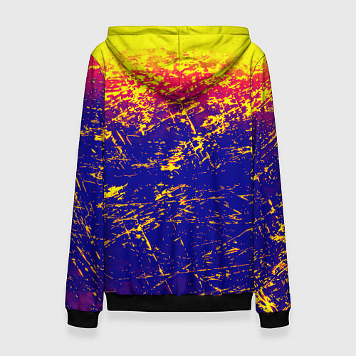 Женская толстовка Borussia краски / 3D-Черный – фото 2