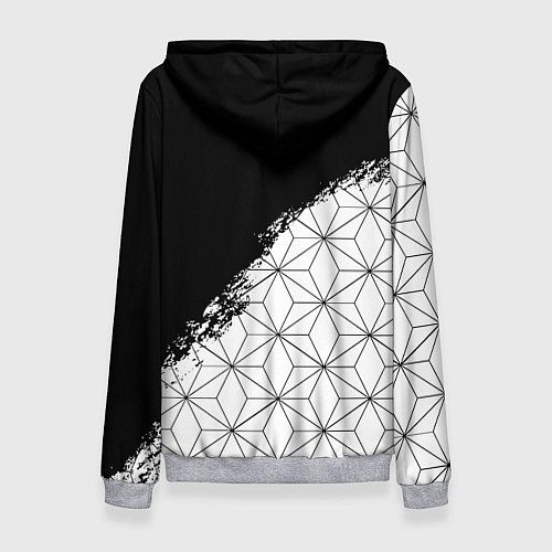 Женская толстовка Liverpool краски текстура геометрия / 3D-Меланж – фото 2