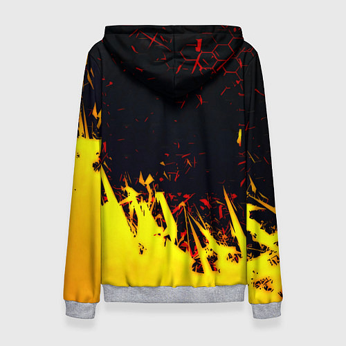 Женская толстовка Borussia краски соты / 3D-Меланж – фото 2