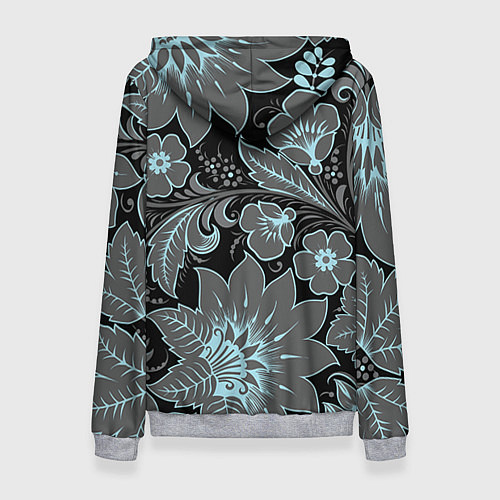 Женская толстовка Узор / 3D-Меланж – фото 2