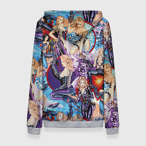 Женская толстовка Как у Мэтт Тейлора с девушками / 3D-Меланж – фото 2