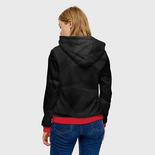 Женская толстовка Mercedes / 3D-Красный – фото 4