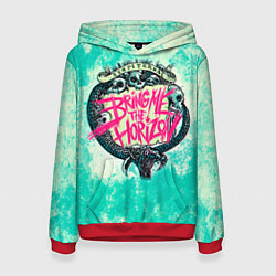 Толстовка-худи женская BMTH: Sempiternal, цвет: 3D-красный