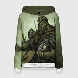 Толстовка-худи женская Ватага, цвет: 3D-белый