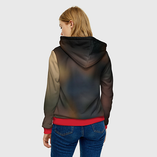 Женская толстовка Сталин военный / 3D-Красный – фото 4