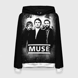 Толстовка-худи женская Muse, цвет: 3D-белый