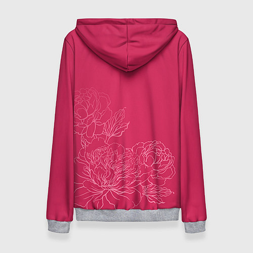 Женская толстовка Её величество Люда / 3D-Меланж – фото 2