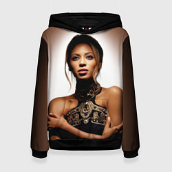 Толстовка-худи женская Beyonce Sexy, цвет: 3D-черный