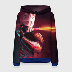 Толстовка-худи женская Juggernaut, цвет: 3D-синий