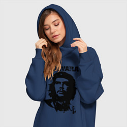 Женское худи-платье Che Guevara, цвет: тёмно-синий — фото 2