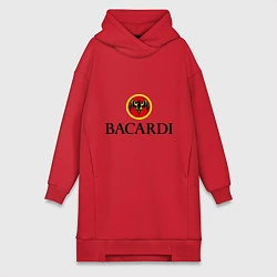 Женское худи-платье Bacardi, цвет: красный