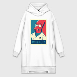 Женская толстовка-платье Zoidberg: Why not?